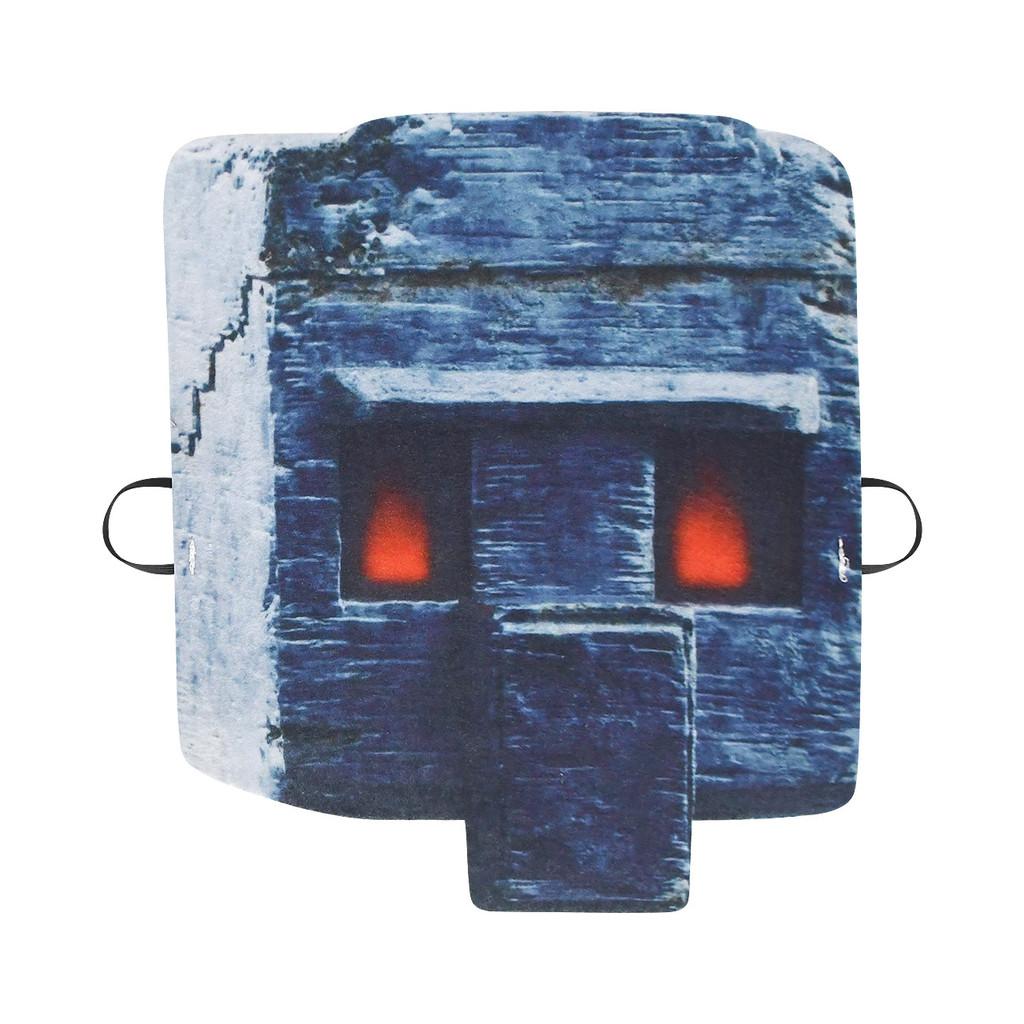 Kids Boys Game Character Stone Print Jumpsuit Mask Set Outfit Halloween Cosplay Costume