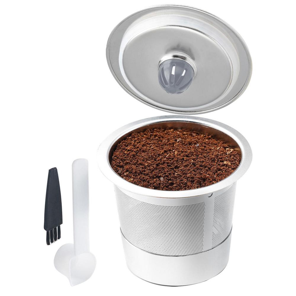 Reusable Coffee Pods Refillable Stainless Steel Filters Coffee Pods For Enhanced Brews Dishwasher Safe Reusable Filtration Cup