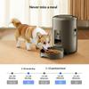 Automatischer Haustierfutterspender Katze und Hund Video-Knopf WiFi-Futterspender