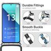 Coque pour Xiaomi Redmi Note 13 4G - E.F.CONNECTION - Antichoc - Protection Renforcée - Cordon Noir