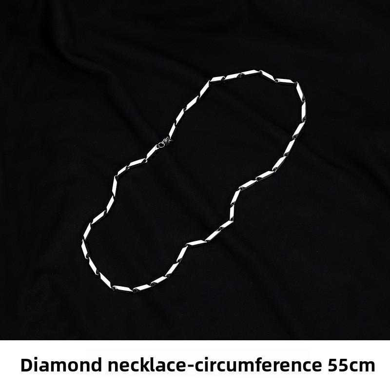 Necklace Hip-hop Collar Chain Luxury Minimalist Design Sophisticated Titanium Steel Sweater Chain Men's Neck Chain