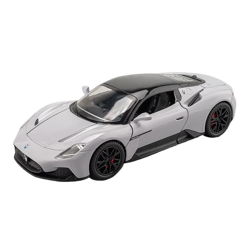 1/22 Maserati MC20 Cabrio Rennwagen-Modell aus Metallguss, Sportwagen-Modell mit Sound und Lichteffekten, Spielzeug für Kinder, Geschenk