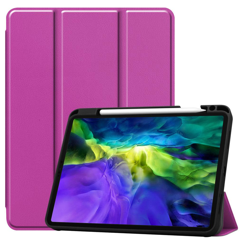 CYKE Trifold Flip Tpu Tablet Case 11 Inch Pu Leather Case for Apple 2020 Ipad Pro 11 Tablet Cover With Pencil Holder