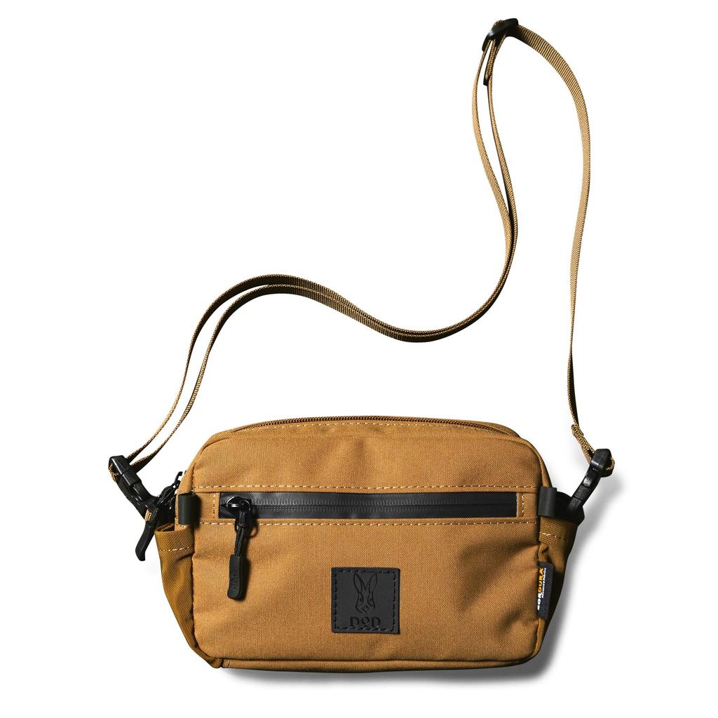 DOD Choco Body Bag with Attachment CD, Water-Repellent, Lightweight, Function, CORDURA, BA084-CA