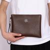 New Soft Leather Handbag, Soft-faced Bark Pattern Men's Clutch Bag, Fashion Trend Clutch Bag