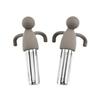 Stainless Steel & Silicone Human-Shaped Tea Strainer
