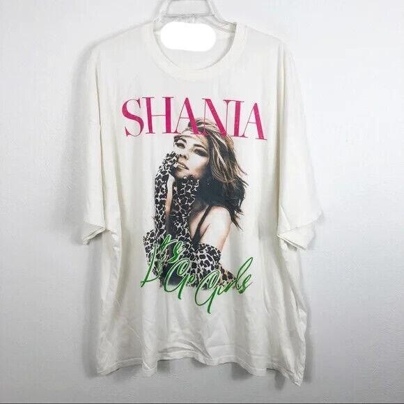 Shania Twain Let’s Go Girls Cotton White Unisex T-shirt Men WOmen S