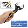 CR-V Universal Spanner Large  Opening Bathroom Wrench Multi Tool Adjustable Wrench  Nut Wrenchhold