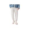 Li-Ning Solid Color Cuffed Casual Sweatpants Men Bottoms Grey AKLT017-5