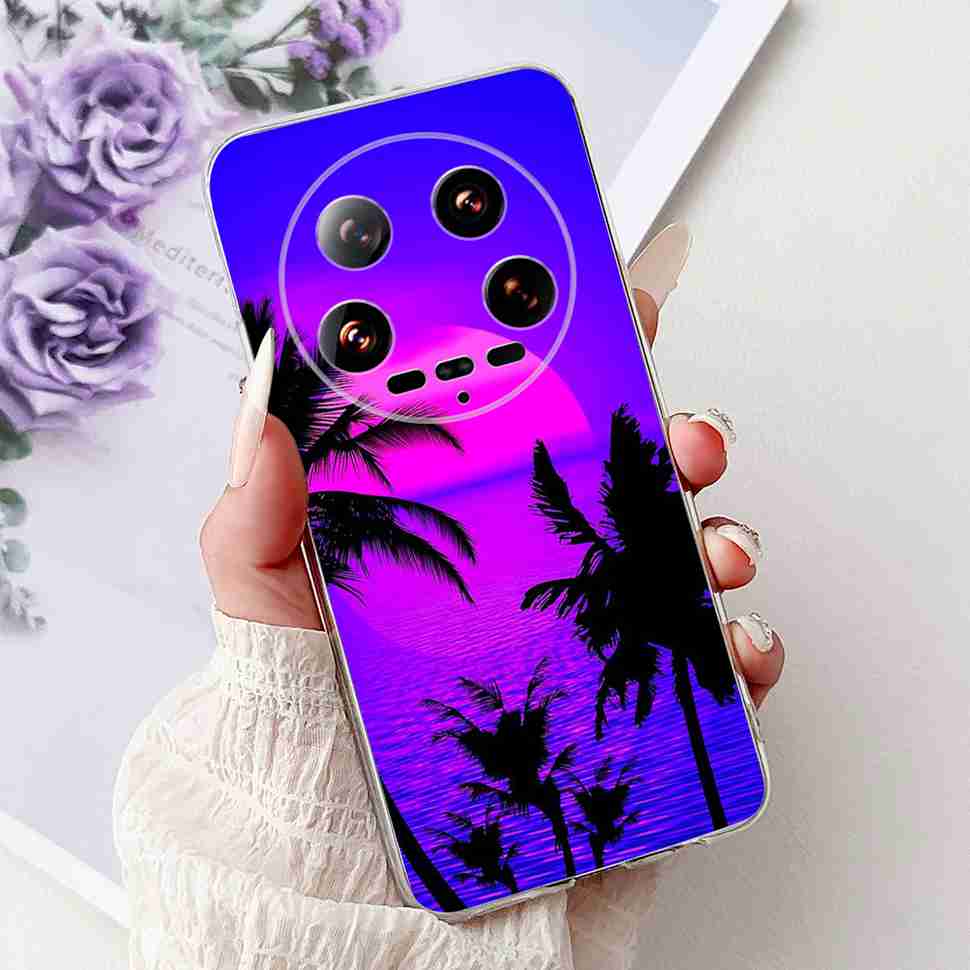 Case For Xiaomi 14 Ultra Butterfly Silicone Soft Phone Cover For Xiaomi Mi 14 Mi14 Ultra Shockproof Back Fundas Xiaomi 14Ultra