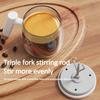 400ML Glass Electric Self-stirring Coffee Mug with Handles High-Speed Mixing Mug for Coffee Milk Tea Rechargeable Cup For Home