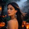 Long Draped Skull Earrings 1 Pair Gothic Skeleton for Women Spooky Articulated Dangle Jewelry Punk Halloween Party Costume Accessories Niche