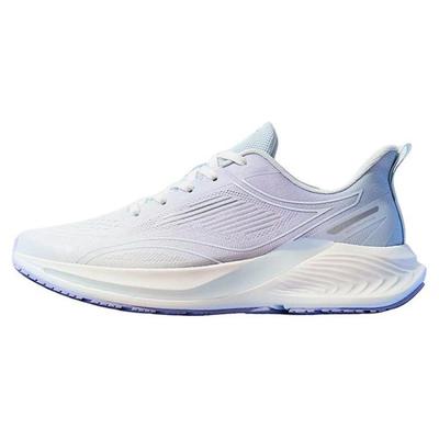 Comfortable Simple Shock Absorbing Non-Slip Low-Top Running Shoes Women Sneakers White Gray Purple 122425540-5