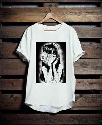 T-Shirt Tomie Junji Ito Uzumaki Horror Anime Manga Japan Shirt S 4X Ab247