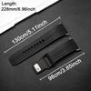 Man Silicone Strap for Apple Watch Ultra 3 49mm Series 11 10 46mm Sport Band for Iwatch 9 8 7 45mm 5 6 SE 3 44mm Bracelet Correa