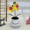 Butterfly Orchid Replica Potted Flower For Event Decor And Home Styling