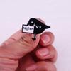 They/Them Pronoun Metal Pin Badge