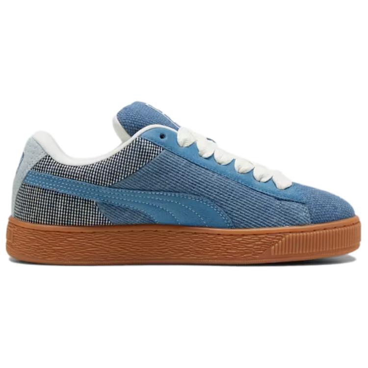 Puma Suede XL Denim Unisex Sneakers Blue Blue-Horizon Grey-Skies 398397-01
