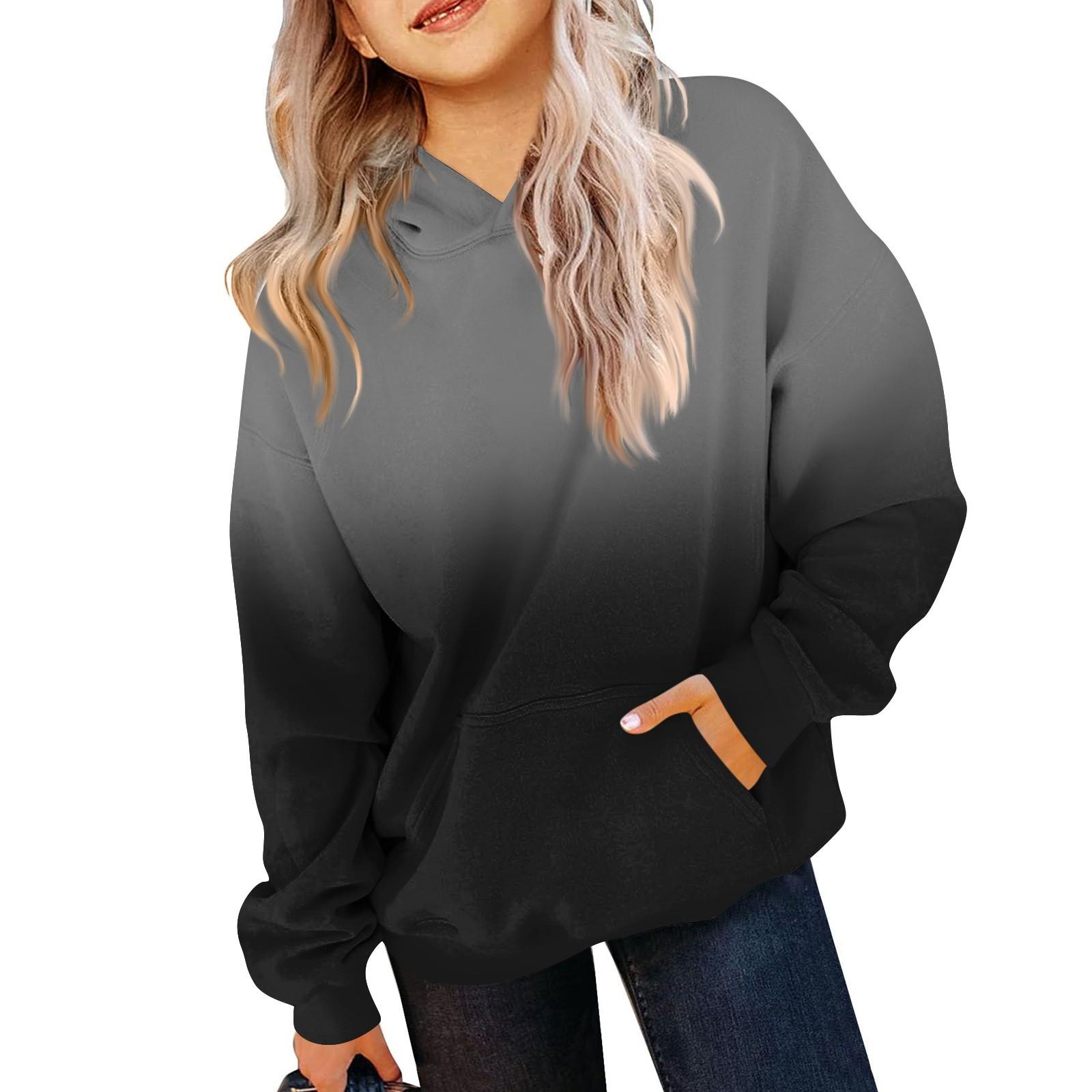 Детская толстовка с капюшоном для мальчиков и девочек с длинными рукавами и карманом 100 чёрный 1566₽