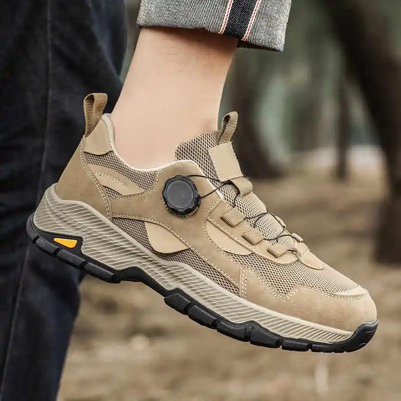 Lace Up Round Toe Fitness Shoes Men Running Men's Tnis Sneakers Men Sneakers Sports Snearkers Top Grade Sports-et-leisure