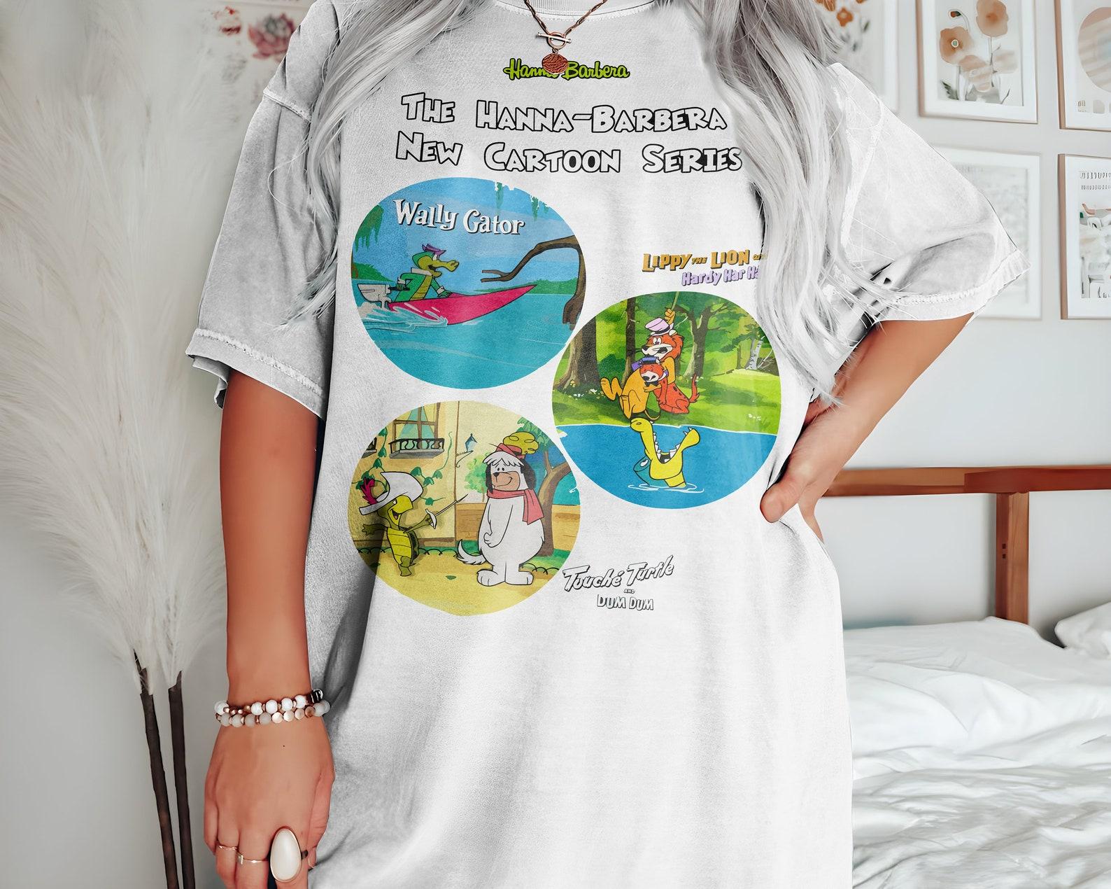 Hanna Barbera V4 Movie Poster Classic Movie Unisex T-Shirt all sizes S-5XL 2XL