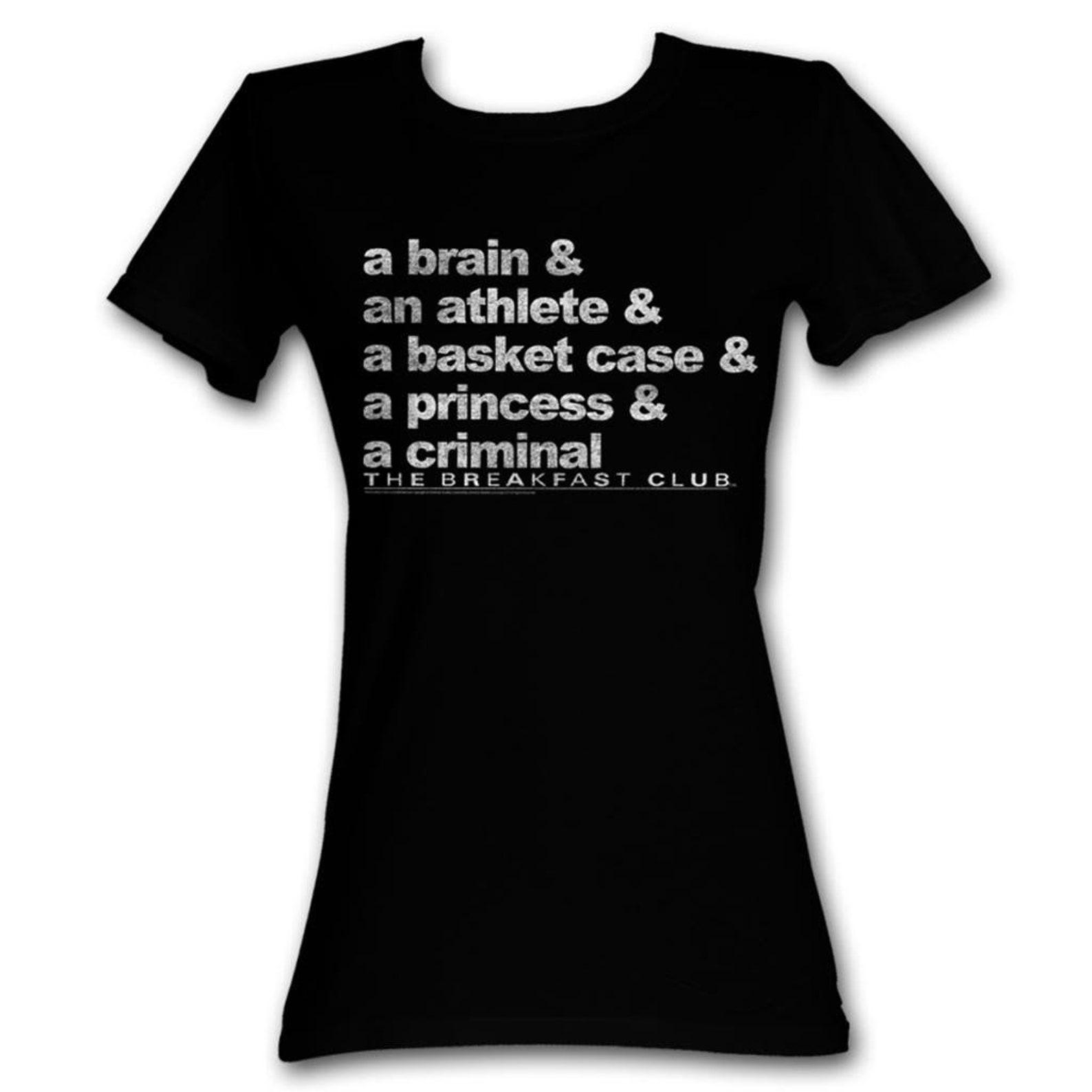 Breakfast Club Word Up Black Junior Women s T-Shirt 4XL
