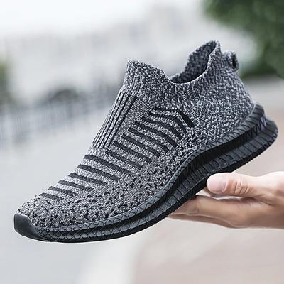Lichtgewicht Heren Casual Schoenen Outdoor Anti-slip Heren Wandelschoenen Ademende Heren Sneakers Grote Maat Flats Gevulkaniseerde Schoenen 2024