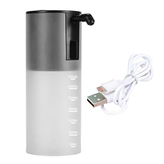 Dispensador Automático de Sabão com Sensor Inteligente Grande Capacidade à Prova d'Água Alimentado por USB/Bateria Dispensador de Sabão para Mãos