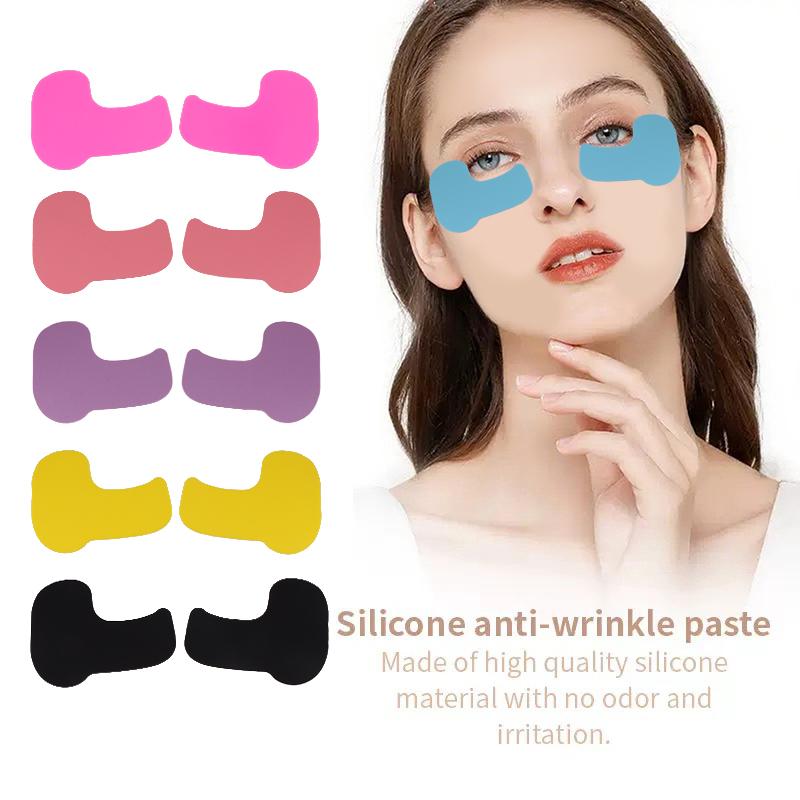1 Pair Reusable Eye Mask Patch Silicone Pads Essential Eye Cream Patch Facial Lifting Eye Wrinkle Removal Patch Eye Skin Care