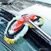 Car Cleaning Brush Dual-Head Car Wash Mop with Extendable Aluminum Handle Cleaning Brush Soft Brush 360 Rotatable