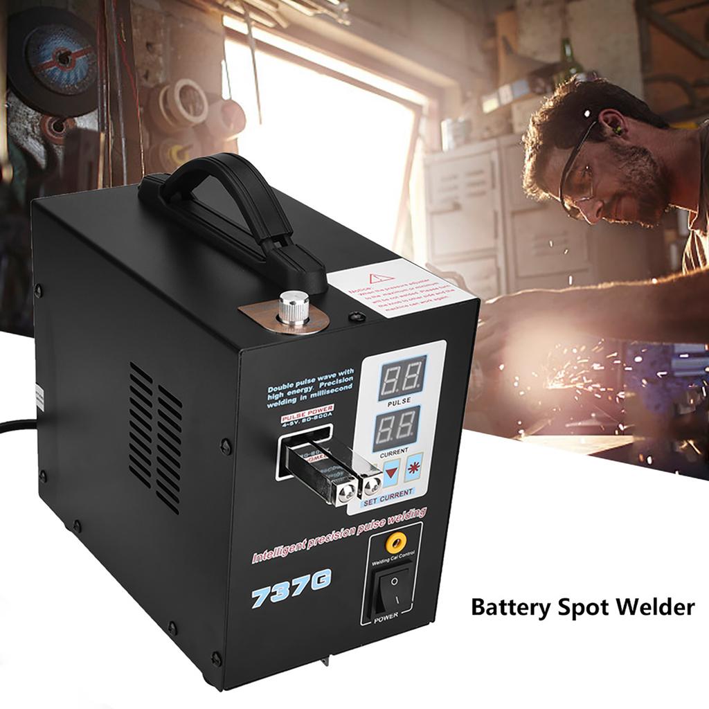 Portable Dual Pulse Battery Spot Welder Welding Machine 800A 0.05 0.2mm