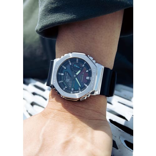 Casio G-Shock Watch, Metal Covered, Made with Biomass Plastic, GM-2100RW-1AJF, Men's, Black