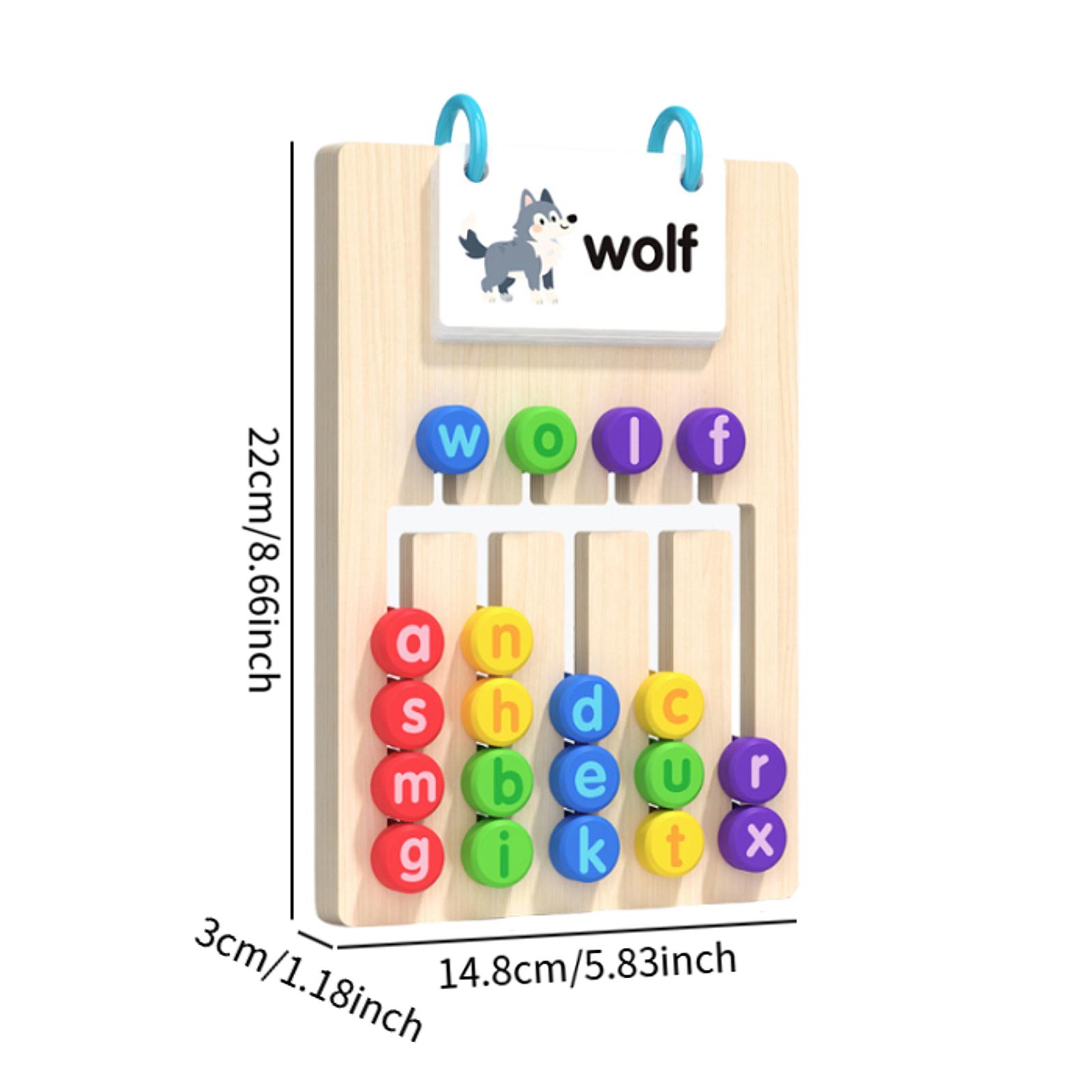 Детская игра на движение и правописание слов пяти цветов, тренировка логического мышления, игрушка для развития интеллекта, подарки