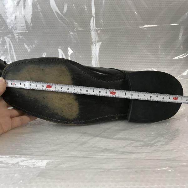 P.S.FA Genuine Leather Goodyear Welted Plain Toe Shoes [26.0/Black] Business Dress Shoes(USED)