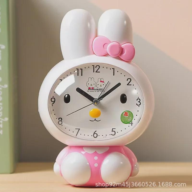 Charming Kids' Luminous Singing Alarm Clock - Silent, Creative, Fashionable, Perfect for Bedside & Study, Great Student Gift