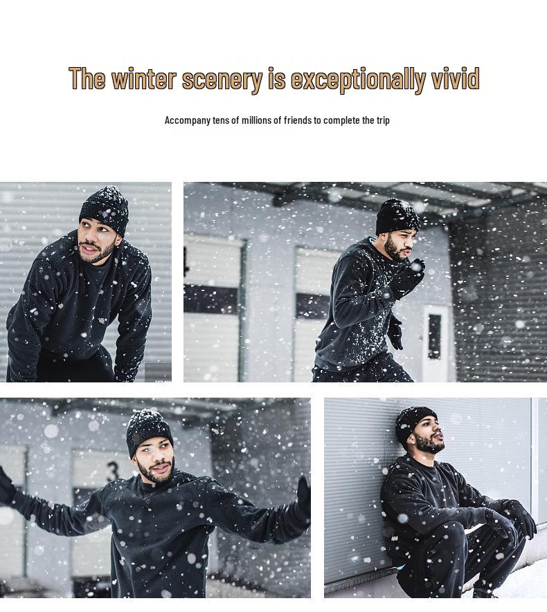 Men's Thick Fleece-Lined Stand-Up Collar Cardigan: Trendy, Warm Autumn/Winter Long-Sleeve Jacket