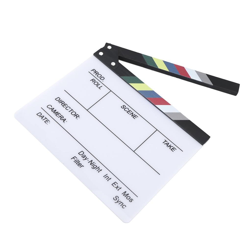 Film Clap Board Director Filming Clapper Board Clapboard Photo Prop for Decoration 30x27cm /