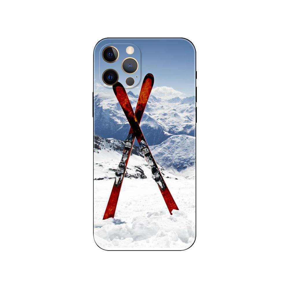 Skiing Phone Case For iPhone Samsung Galaxy Redmi Xiaomi Oppo OnePlus Note S A 7 8 9 10 11 12 13 14 20 21 22 23 53 54 Pro Max Plus Ultra TPU Soft