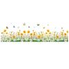 Little daisy skirting board Living room bedroom wall stickers Wall decoration stickers Wall wall stickers