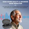 Rechargeable Noise-Reducing Invisible Hearing Aid with Amplifier and Button