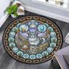 Hamsters Glass Journey Round Area Rug Under Office Chairs Bedroom Living Room Home Decor