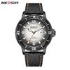 AOCASDIY Top Brand All Five Oceans Series Joint Fashion Leisure Leather Strap Super Luminous Men's Waterproof Watch