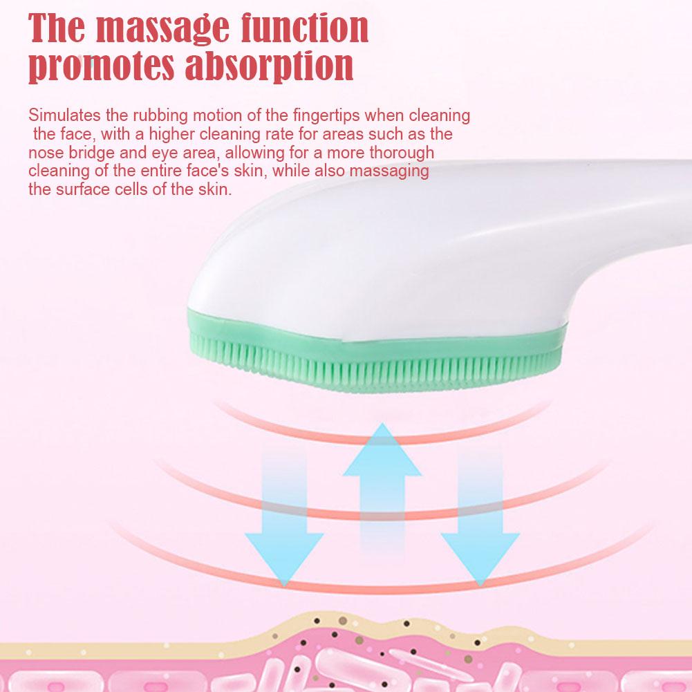 Cat Claw Shape Silicone Face Brush Mild Manual Silicone Face Scrubber Exfoliator for Removing Dead Skin Exfoliating Facial Brush