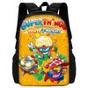 Super Zings SuperThings Child School Backpack with Shoulder Bag Pencil Bags School Bags for Boys Girls Best Gift