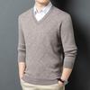 Firstview Men's Thick Semi-Worsted Wool Sweater FV25D1958