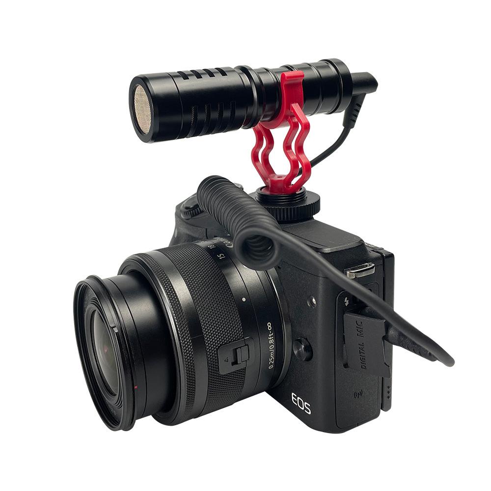 Shotgun Microphone 3.5mm for DSLR Camera Mobile Phone Computer Interview Video Audio Recording Professional Pickup Device Kit