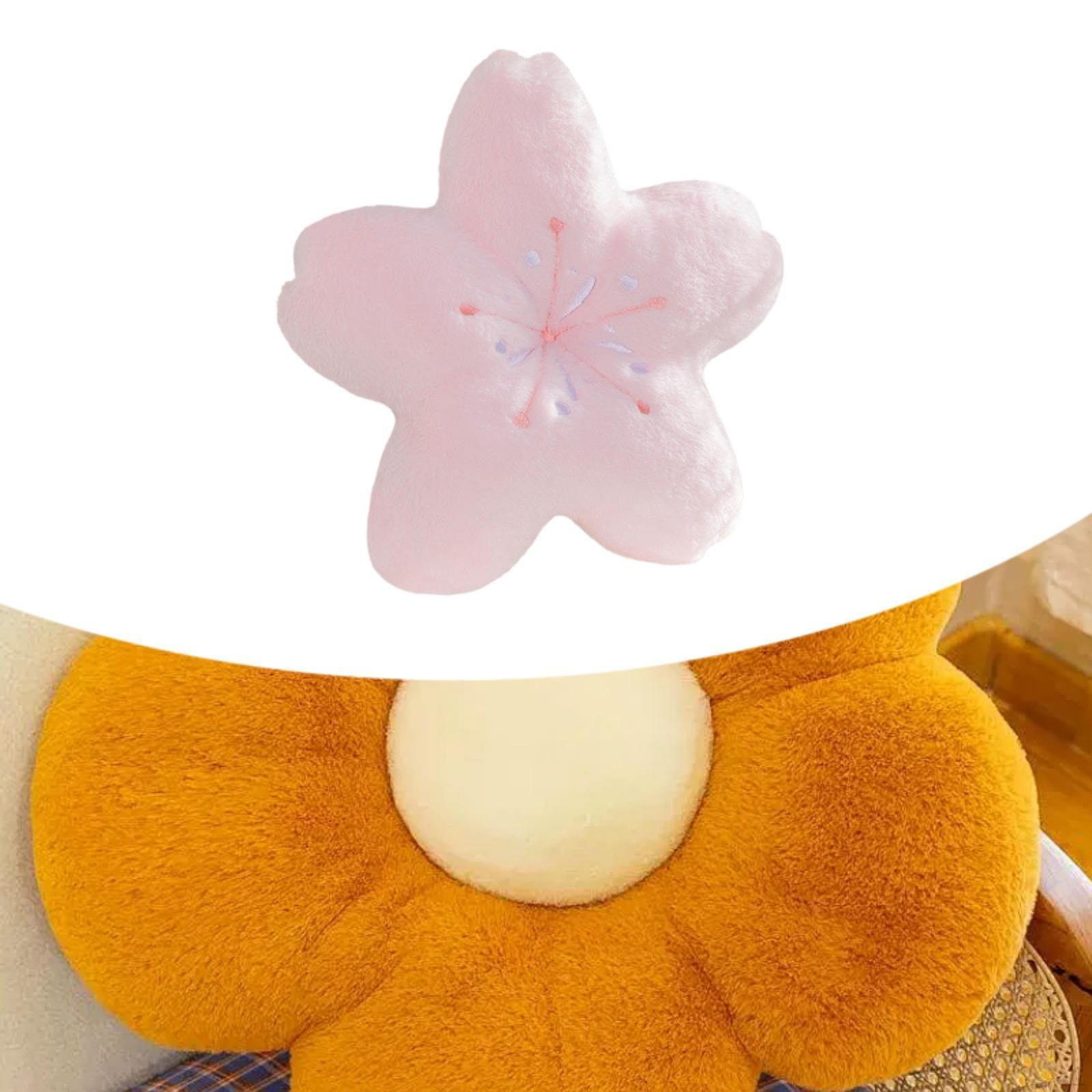 

Blossom Throw Pillow Flower Seat Cushion Ornament Decorative Aesthetic for Bed Sofa Car Couch Living 40x40cm