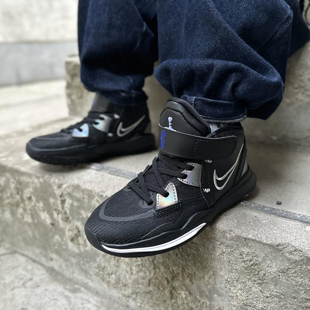 Nike Kyrie Infinity PS Black Metallic Silver Kids Sneakers Concord DD0332-005