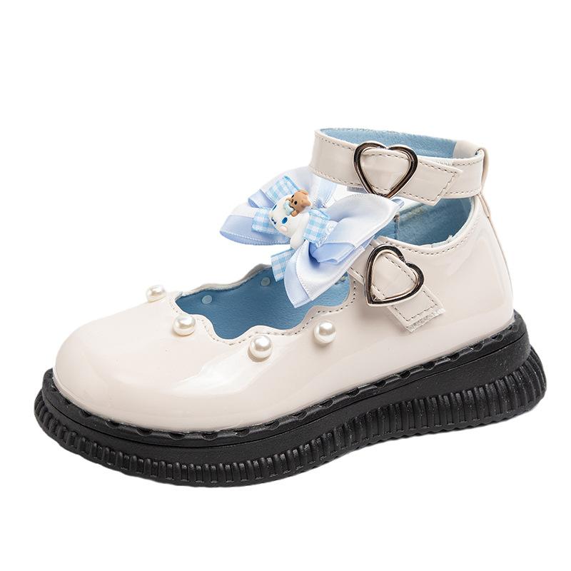 

Girls leather shoes 2025 spring and autumn new girls sweet bow princess shoes children s fashion Lolita single shoes trend 26-30 yards 5 pairs in one hand