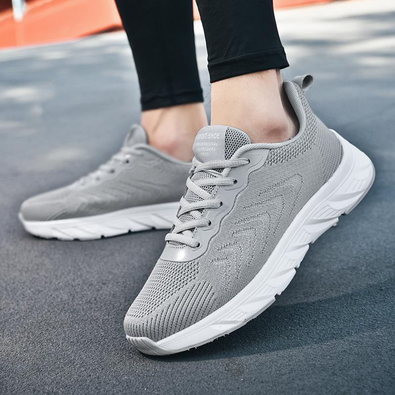 Junior High School Students Sports Shoes Men's Running Shoes Student High School Entrance Examination Special Shoes Youth Breathable Non-slip Lightwei